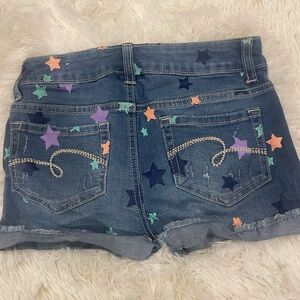 Girls Justice star denim shorts‎